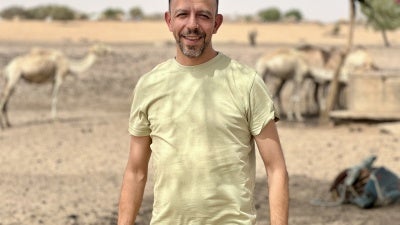 Joseph Figueira Martin in southern Mauritania in May 2022.