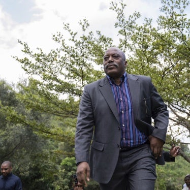 Former Democratic Republic of Congo President Joseph Kabila arrives in Goma, May 29, 2025. 